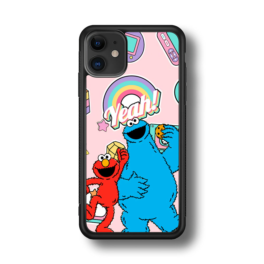 Elmo And Cookie Vintage Style iPhone 11 Case