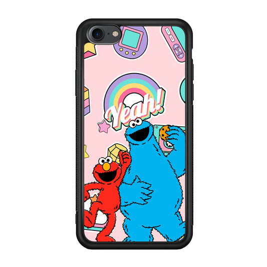 Elmo And Cookie Vintage Style  iPhone 8 Case
