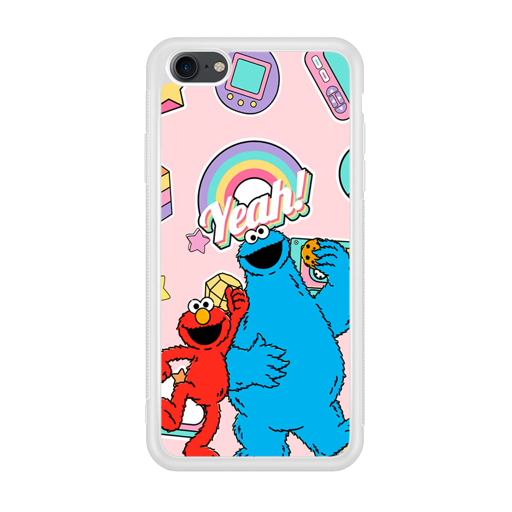 Elmo And Cookie Vintage Style  iPhone 8 Case
