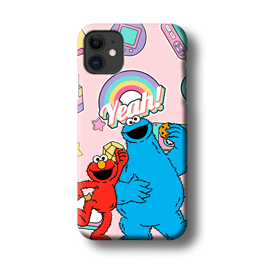 Elmo And Cookie Vintage Style iPhone 11 Case
