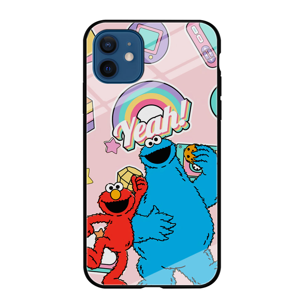 Elmo And Cookie Vintage Style iPhone 12 Case