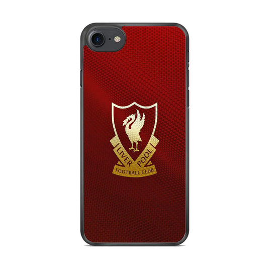 FC Liverpool Red Carbon Logo iPhone 8 Case
