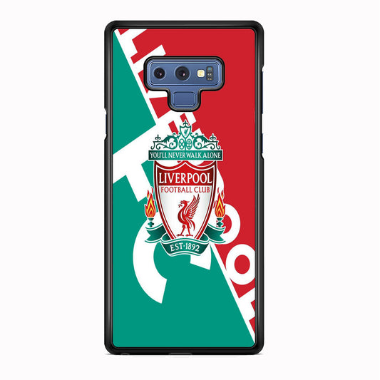 FC Liverpool Red Stripe Green Emblem Samsung Galaxy Note 9 Case