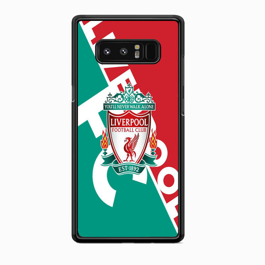 FC Liverpool Red Stripe Green Emblem Samsung Galaxy Note 8 Case