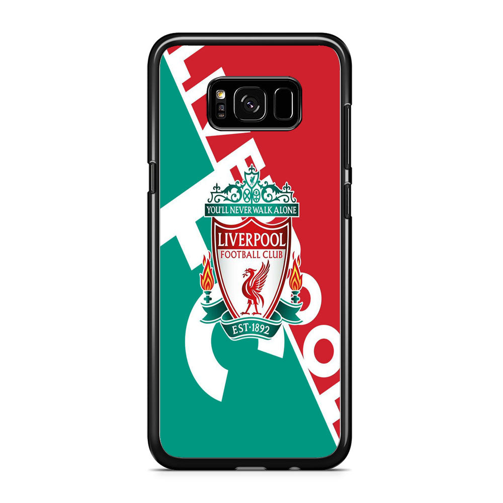 FC Liverpool Red Stripe Green Emblem Samsung Galaxy S8 Case