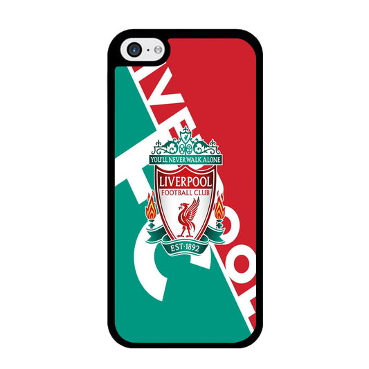 FC Liverpool Red Stripe Green Emblem iPhone 5 | 5s Case - Ezzystore