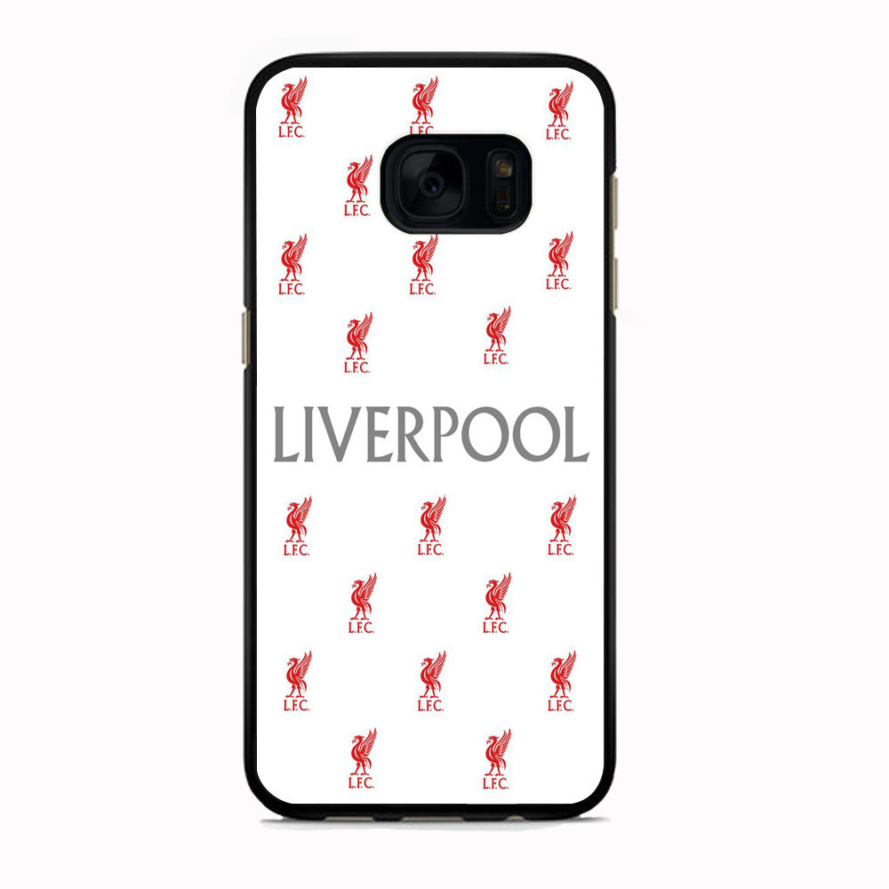 FC Liverpool White Doodle Logo Samsung Galaxy S7 Case