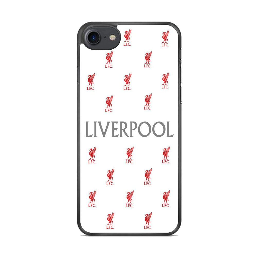FC Liverpool White Doodle Logo iPhone 7 Case