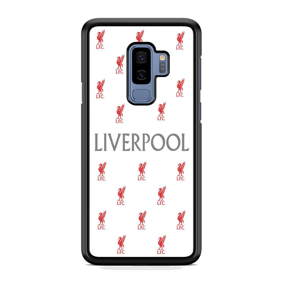 FC Liverpool White Doodle Logo Samsung Galaxy S9 Plus Case