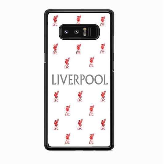 FC Liverpool White Doodle Logo Samsung Galaxy Note 8 Case