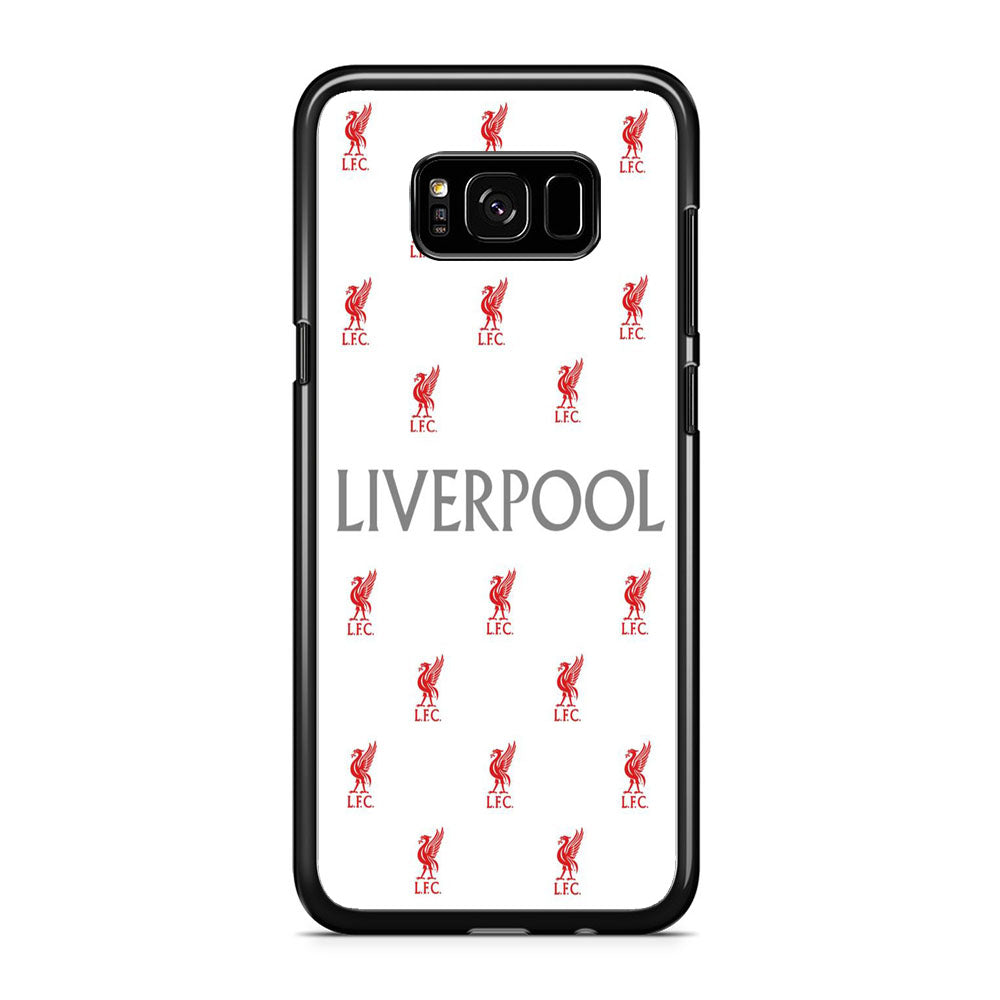 FC Liverpool White Doodle Logo Samsung Galaxy S8 Case