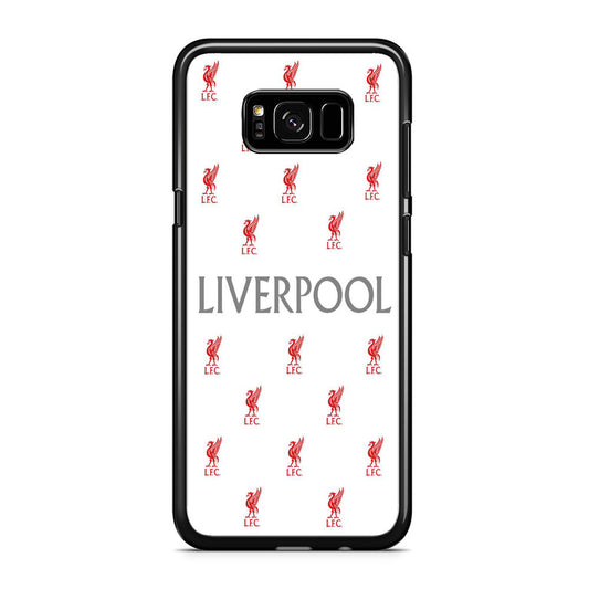 FC Liverpool White Doodle Logo Samsung Galaxy S8 Case