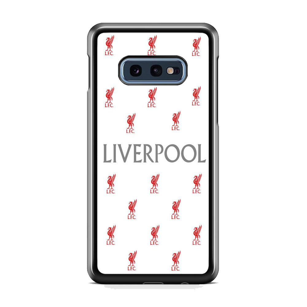 FC Liverpool White Doodle Logo Samsung Galaxy 10e Case