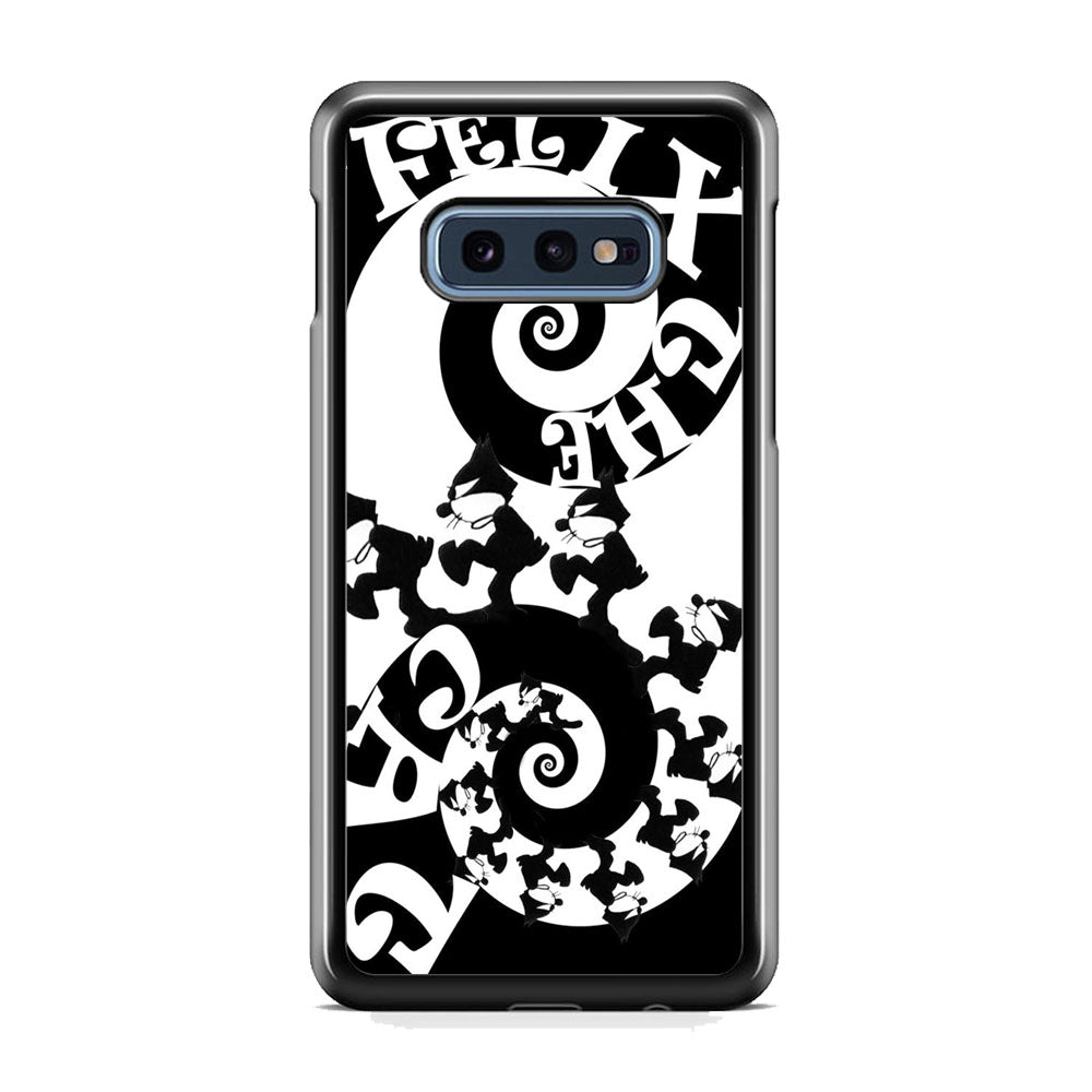 Felix The Cat Black White Samsung Galaxy 10e Case