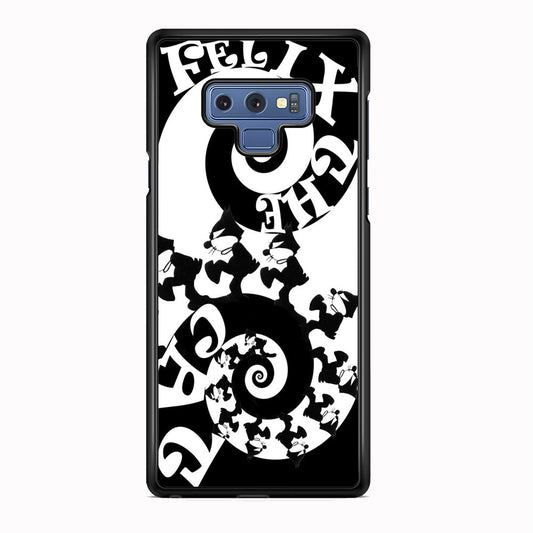 Felix The Cat Black White Samsung Galaxy Note 9 Case