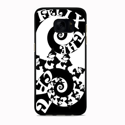 Felix The Cat Black White Samsung Galaxy S7 Case