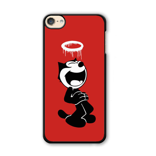 Felix The Cat Laugh Maroon iPod Touch 6 Case - Ezzystore