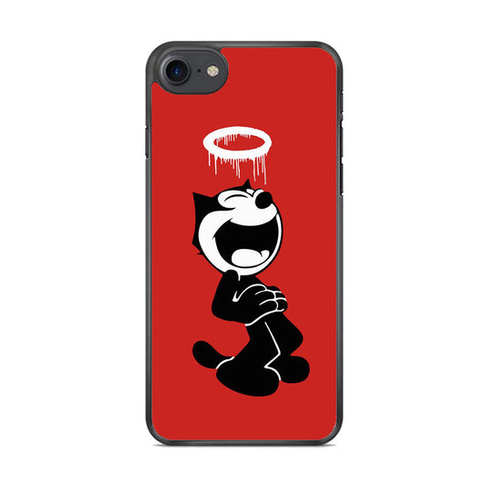 Felix The Cat Laugh Maroon iPhone 7 Case