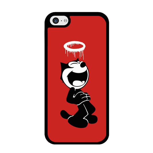 Felix The Cat Laugh Maroon iPhone 5 | 5s Case - Ezzystore