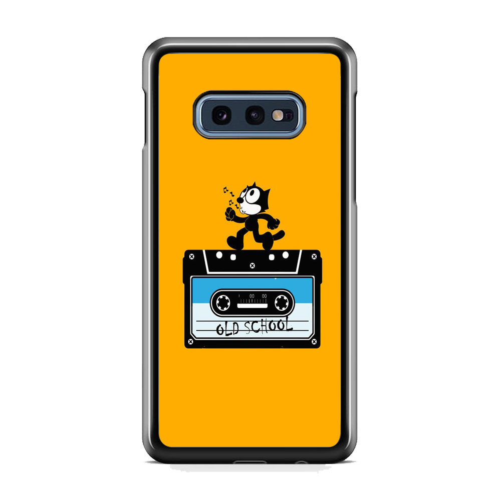 Felix The Cat Tape Cassette Samsung Galaxy 10e Case