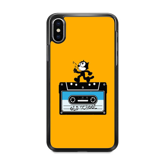 Felix The Cat Tape Cassette iPhone Xs Case