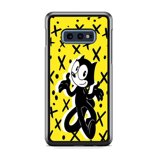 Felix The Cat Yellow Samsung Galaxy 10e Case