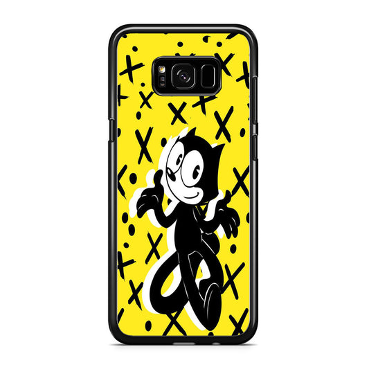 Felix The Cat Yellow Samsung Galaxy S8 Case