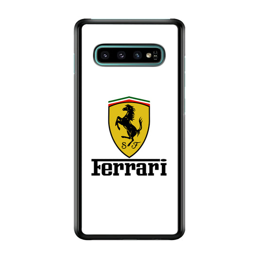 Ferrari Icon Of Logo Samsung Galaxy S10 Plus Case - Ezzystore