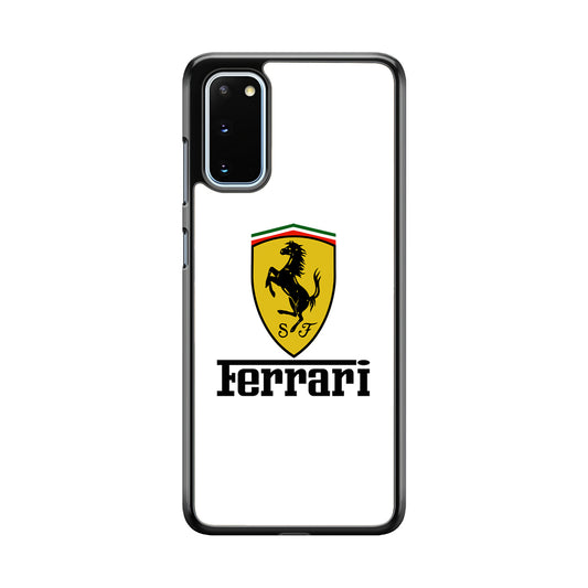 Ferrari Icon Of Logo Samsung Galaxy S20 Case - Ezzystore