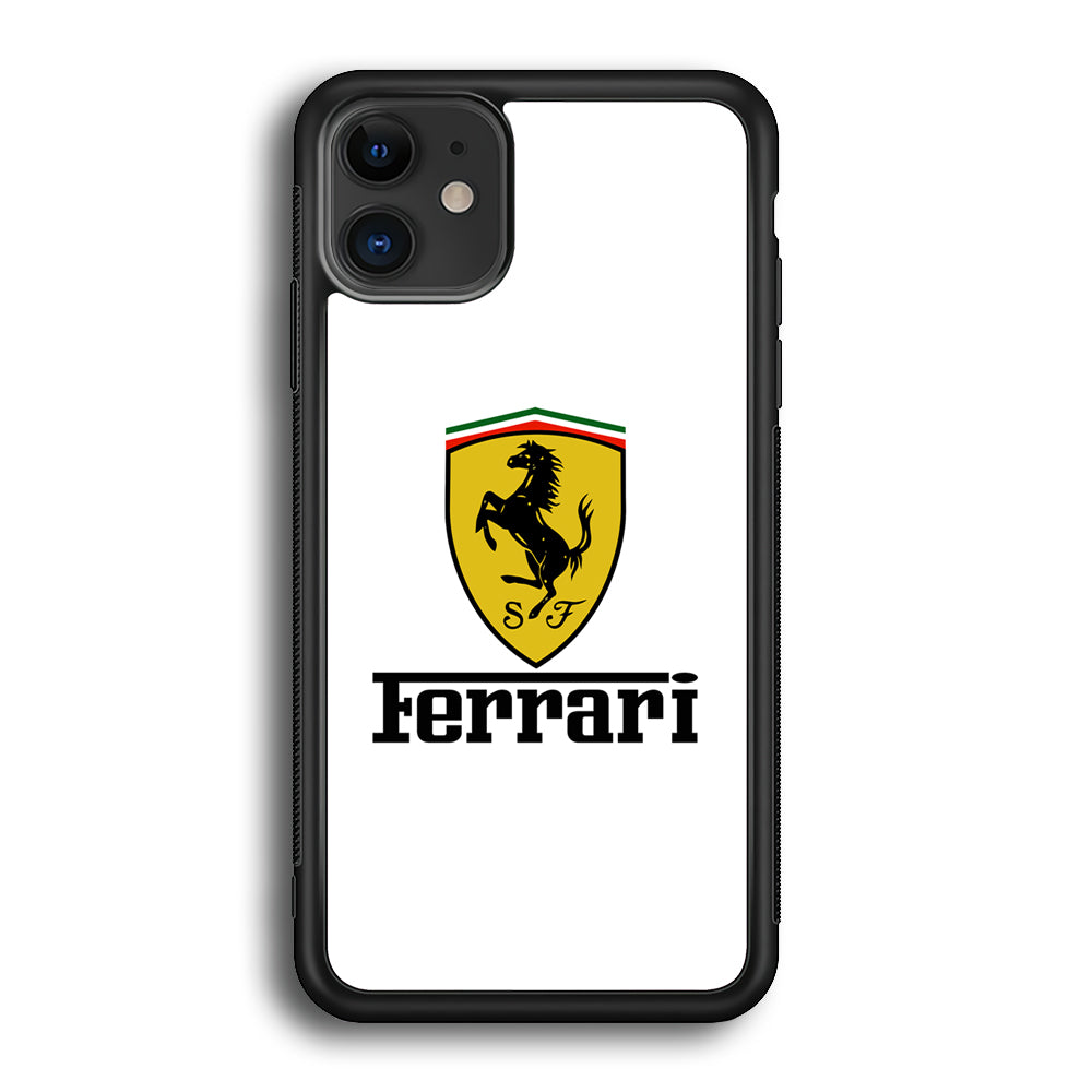 Ferrari Icon Of Logo iPhone 12 Case - Ezzystore