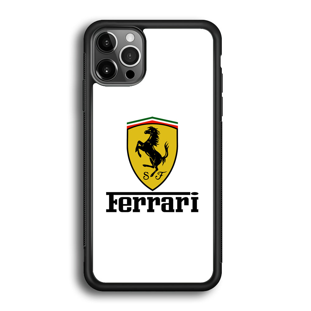 Ferrari Icon Of Logo iPhone 12 Pro Case - Ezzystore