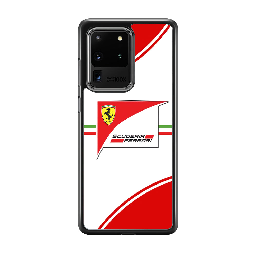 Ferrari Scuderia Italiano Samsung Galaxy S20 Ultra Case - Ezzystore