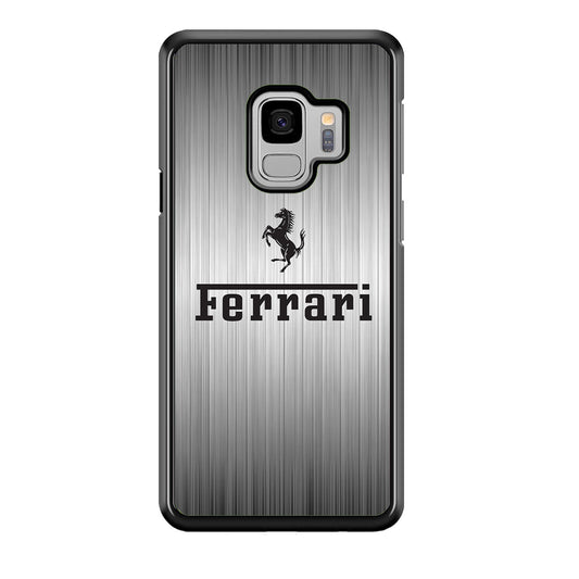 Ferrari Silver Grey Samsung Galaxy S9 Case - Ezzystore