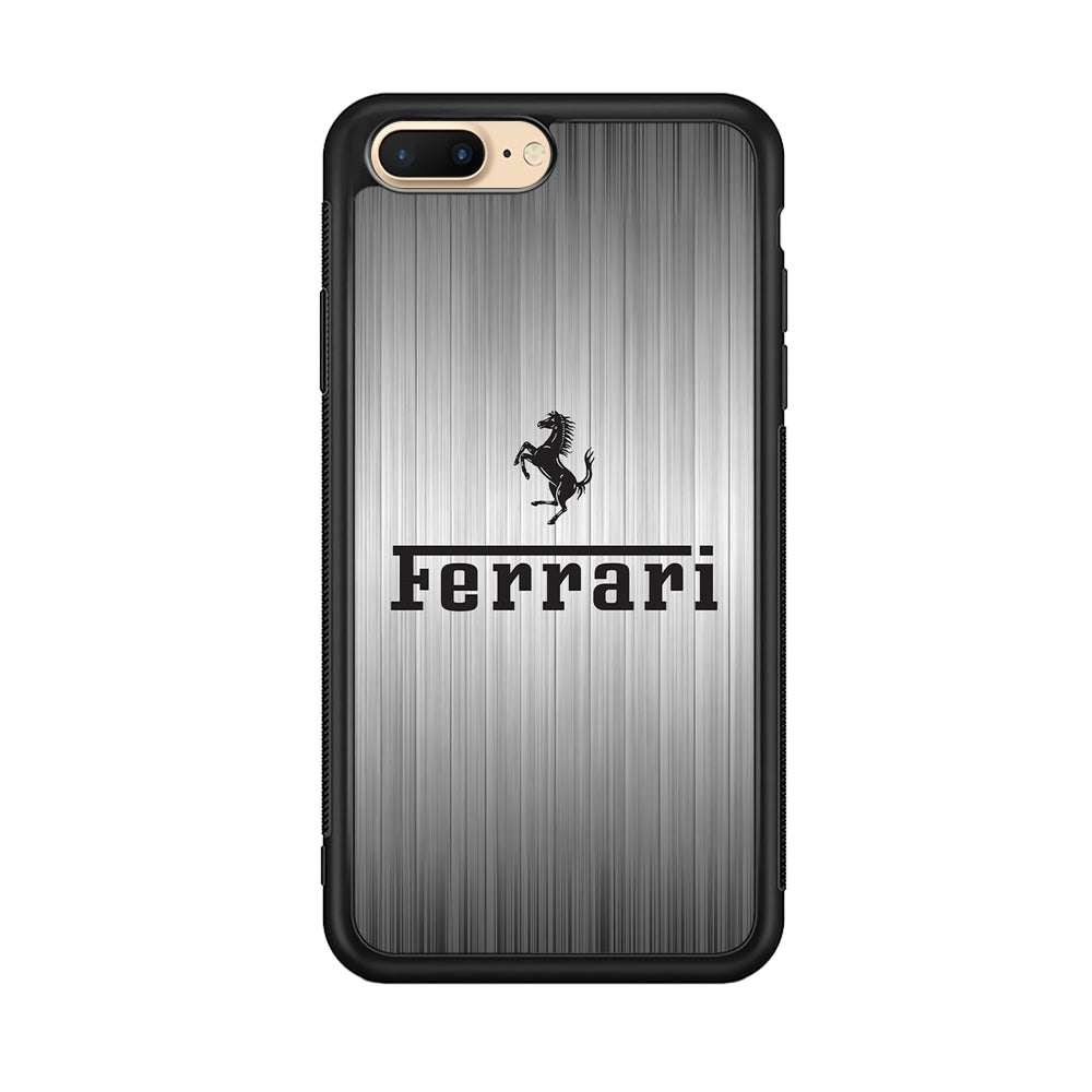 Ferrari Silver Grey iPhone 7 Plus Case - Ezzystore