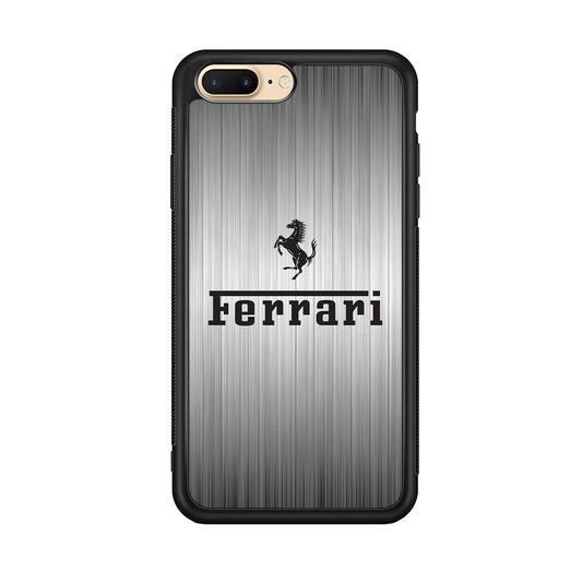 Ferrari Silver Grey iPhone 7 Plus Case - Ezzystore