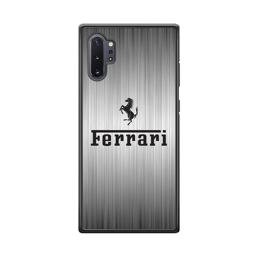 Ferrari Silver Grey Samsung Galaxy Note 10 Plus Case - Ezzystore