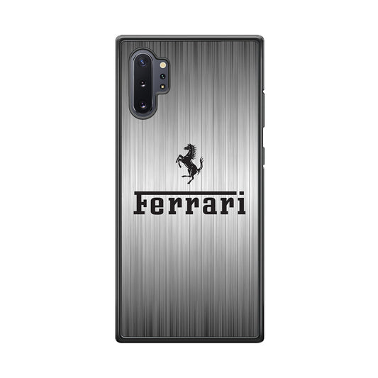 Ferrari Silver Grey Samsung Galaxy Note 10 Plus Case - Ezzystore