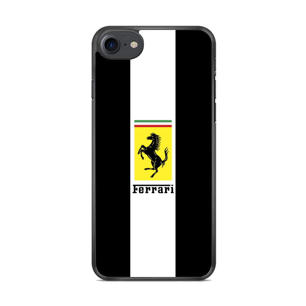 Ferrari Stripe White iPhone 7 Case - Ezzystore