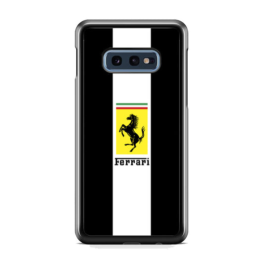 Ferrari Stripe White Samsung Galaxy 10e Case - Ezzystore