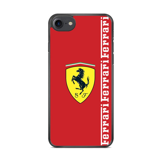 Ferrari Word Maroon Emlem iPhone 7 Case - Ezzystore