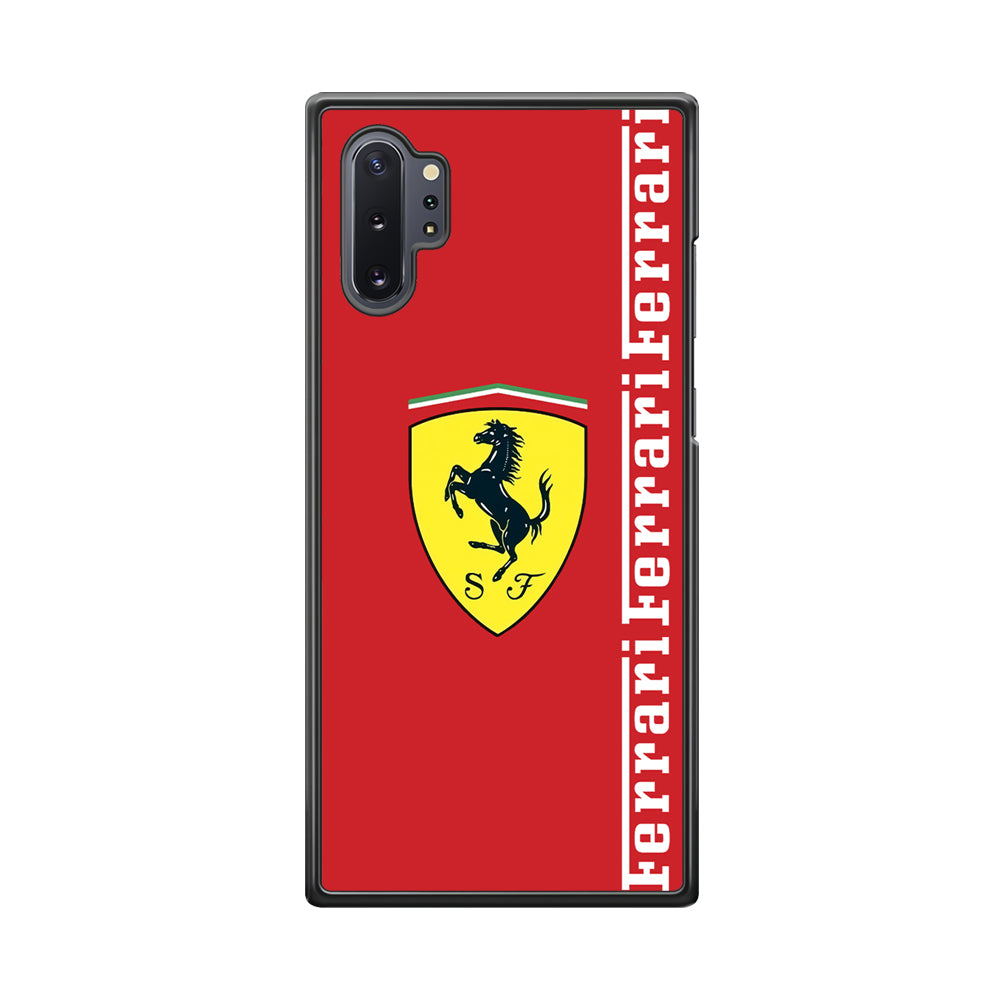 Ferrari Word Maroon Emlem Samsung Galaxy Note 10 Plus Case - Ezzystore
