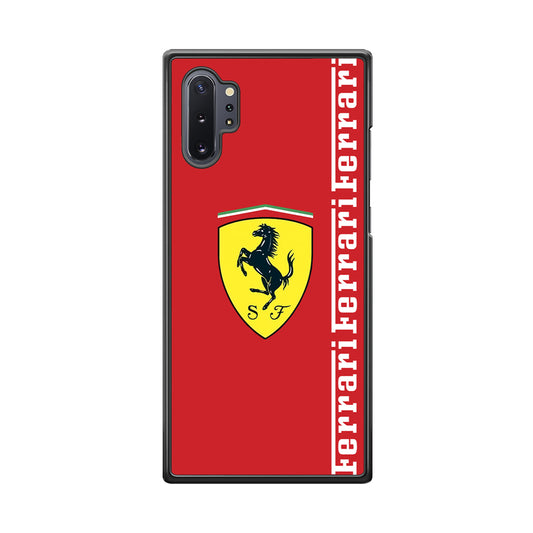 Ferrari Word Maroon Emlem Samsung Galaxy Note 10 Plus Case - Ezzystore