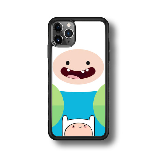 Fin Adventure Time Smiling Face iPhone 11 Pro Max Case