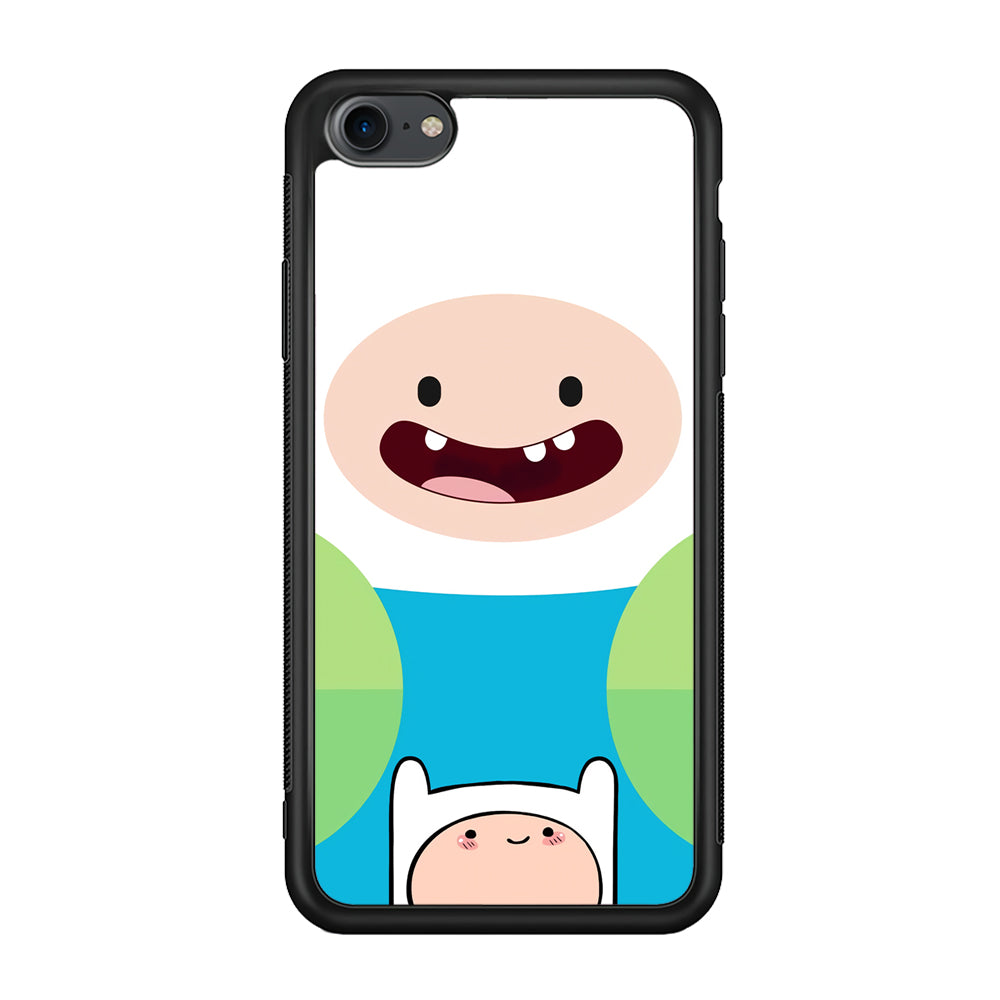 Fin Adventure Time Smiling Face iPhone 8 Case