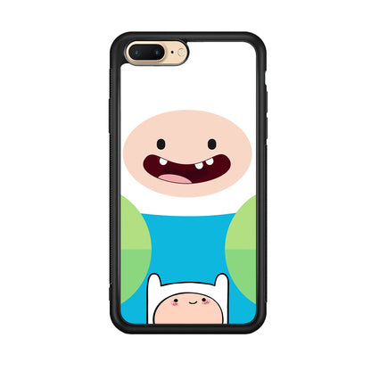 Fin Adventure Time Smiling Face iPhone 8 Plus Case