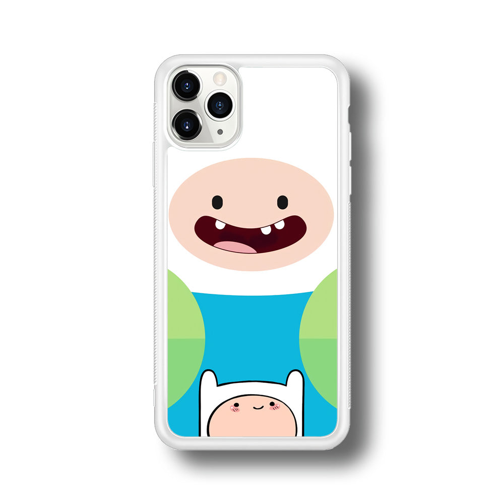 Fin Adventure Time Smiling Face iPhone 11 Pro Case