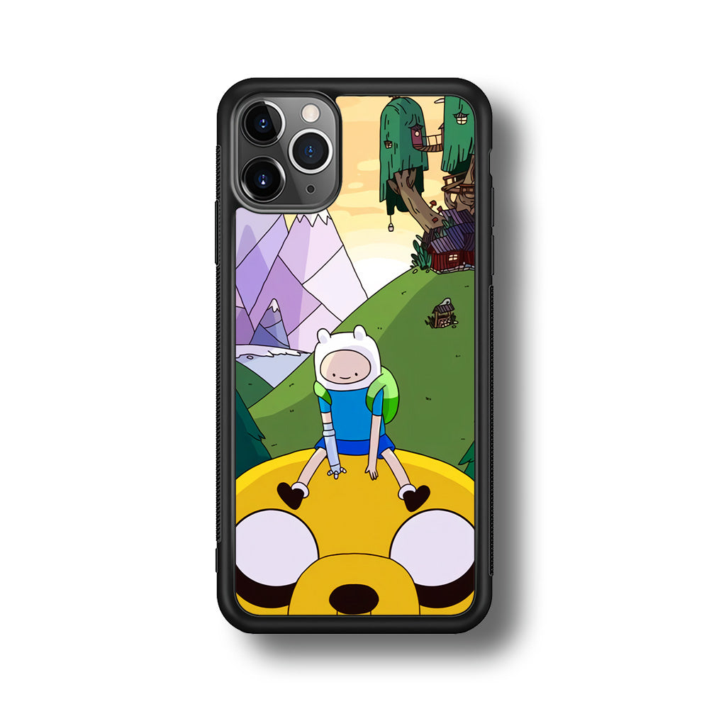 Fin And Jake Adventure Time Sad Moment iPhone 11 Pro Case