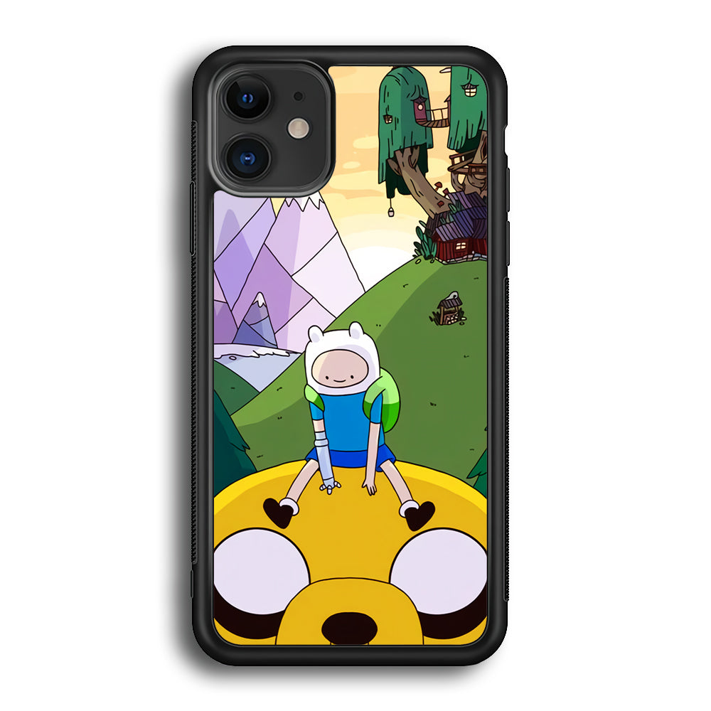 Fin And Jake Adventure Time Sad Moment iPhone 12 Case