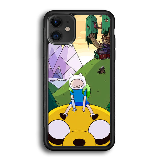 Fin And Jake Adventure Time Sad Moment iPhone 12 Case