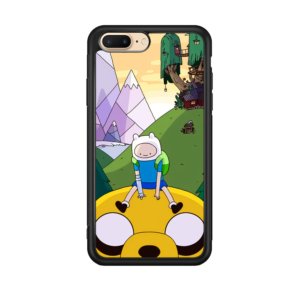 Fin And Jake Adventure Time Sad Moment iPhone 8 Plus Case